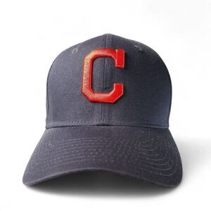 New Era 9Fifty Cleveland Indians American League Baseball Hat OS Navy / Red